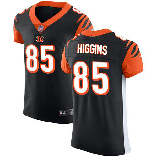 Nike Bengals #85 Tee Higgins Black Team Color Men's Stitched NFL Vapor Untouchable Elite Jersey Nike Bengals #85 Tee Higgins Black Team Color Men's Stitched NFL Vapor Untouchable Elite Jersey