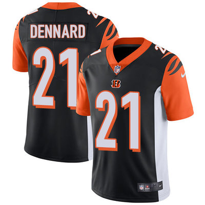 Nike Bengals #21 Darqueze Dennard Black Team Color Men's Stitched NFL Vapor Untouchable Limited Jersey Nike Bengals #21 Darqueze Dennard Black Team Color Men's Stitched NFL Vapor Untouchable Limited Jersey