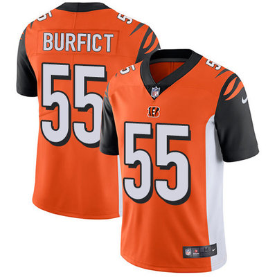 Nike Bengals #55 Vontaze Burfict Orange Alternate Men's Stitched NFL Vapor Untouchable Limited Jersey Nike Bengals #55 Vontaze Burfict Orange Alternate Men's Stitched NFL Vapor Untouchable Limited Jersey