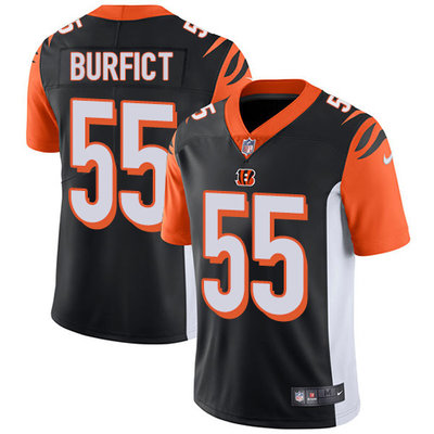 Nike Bengals #55 Vontaze Burfict Black Team Color Men's Stitched NFL Vapor Untouchable Limited Jersey Nike Bengals #55 Vontaze Burfict Black Team Color Men's Stitched NFL Vapor Untouchable Limited Jersey