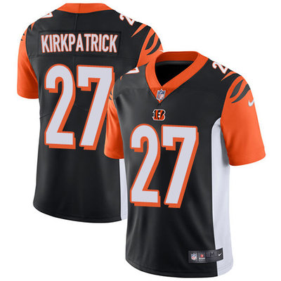 Nike Bengals #27 Dre Kirkpatrick Black Team Color Men's Stitched NFL Vapor Untouchable Limited Jersey Nike Bengals #27 Dre Kirkpatrick Black Team Color Men's Stitched NFL Vapor Untouchable Limited Jersey