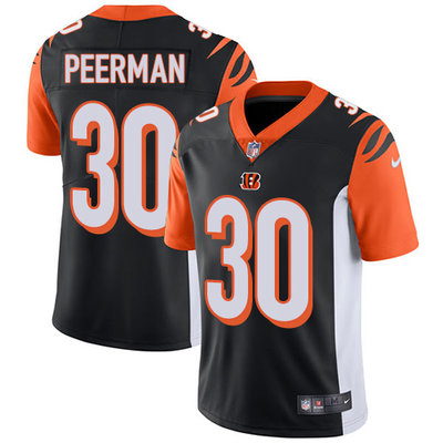 Nike Bengals #30 Cedric Peerman Black Team Color Men's Stitched NFL Vapor Untouchable Limited Jersey Nike Bengals #30 Cedric Peerman Black Team Color Men's Stitched NFL Vapor Untouchable Limited Jersey
