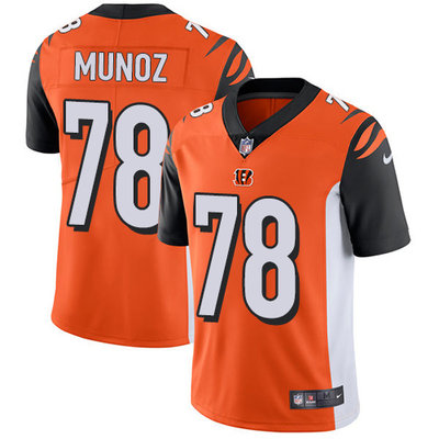 Nike Bengals #78 Anthony Munoz Orange Alternate Men's Stitched NFL Vapor Untouchable Limited Jersey Nike Bengals #78 Anthony Munoz Orange Alternate Men's Stitched NFL Vapor Untouchable Limited Jersey