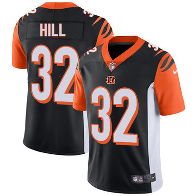 Nike Bengals #32 Jeremy Hill Black Team Color Men's Stitched NFL Vapor Untouchable Limited Jersey Nike Bengals #32 Jeremy Hill Black Team Color Men's Stitched NFL Vapor Untouchable Limited Jersey
