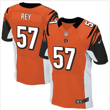 Nike Cincinnati Bengals #57 Vincent Rey Orange Alternate Men's Stitched NFL Elite Jersey Nike Cincinnati Bengals #57 Vincent Rey Orange Alternate Men's Stitched NFL Elite Jersey