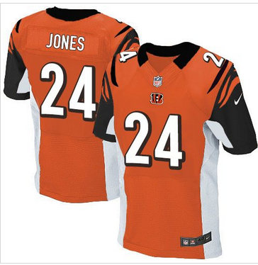 Nike Cincinnati Bengals #24 Adam Jones Orange Alternate Men's Stitched NFL Elite Jersey Nike Cincinnati Bengals #24 Adam Jones Orange Alternate Men's Stitched NFL Elite Jersey