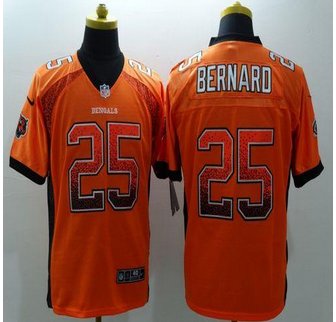 New Cincinnati Bengals #25 Giovani Bernard Orange Alternate Men's Stitched NFL Elite Drift Fashion Jersey New Cincinnati Bengals #25 Giovani Bernard Orange Alternate Men's Stitched NFL Elite Drift Fashion Jersey