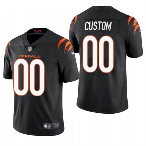 Men's Cincinnati Bengals Customized 2021 Black Vapor Untouchable Limited Stitched Jersey Men's Cincinnati Bengals Customized 2021 Black Vapor Untouchable Limited Stitched Jersey
