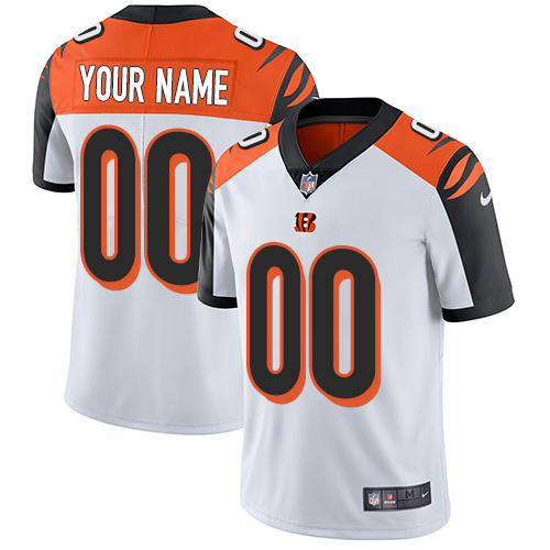 Nike Cincinnati Bengals Limited White Road Men's Jersey NFL Vapor Untouchable Customized jerseys