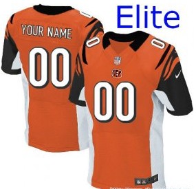 Nike Cincinnati Bengals Orange Customized Elite Jerseys Nike Cincinnati Bengals Orange Customized Elite Jerseys