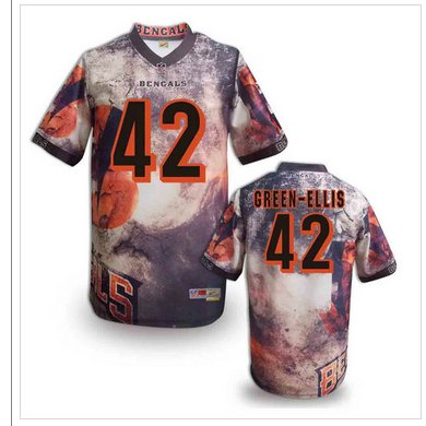 Cincinnati Bengals 42# Green-Ellis Stitched NFL Elite Fanatical Version Jersey (11) Cincinnati Bengals 42# Green-Ellis Stitched NFL Elite Fanatical Version Jersey (11)