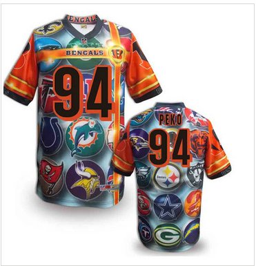 Cincinnati Bengals #94 Domata Peko Stitched NFL Elite Fanatical Version Jersey (10) Cincinnati Bengals #94 Domata Peko Stitched NFL Elite Fanatical Version Jersey (10)