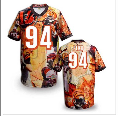 Cincinnati Bengals #94 Domata Peko Stitched NFL Elite Fanatical Version Jersey (7) Cincinnati Bengals #94 Domata Peko Stitched NFL Elite Fanatical Version Jersey (7)
