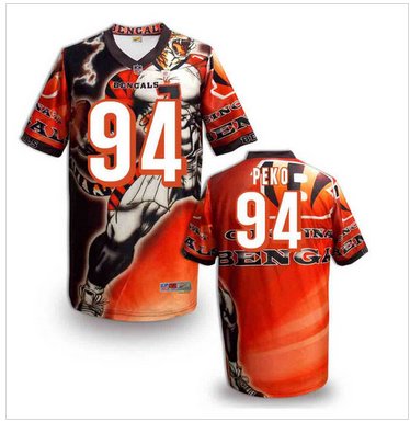 Cincinnati Bengals #94 Domata Peko Stitched NFL Elite Fanatical Version Jersey (6) Cincinnati Bengals #94 Domata Peko Stitched NFL Elite Fanatical Version Jersey (6)