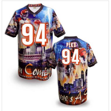 Cincinnati Bengals #94 Domata Peko Stitched NFL Elite Fanatical Version Jersey (2) Cincinnati Bengals #94 Domata Peko Stitched NFL Elite Fanatical Version Jersey (2)