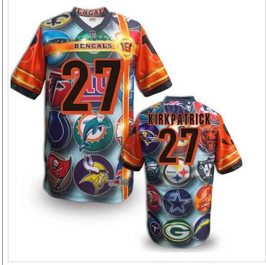 Cincinnati Bengals 27# Dre Kirkpatrick Stitched NFL Elite Fanatical Version Jersey (10) Cincinnati Bengals 27# Dre Kirkpatrick Stitched NFL Elite Fanatical Version Jersey (10)