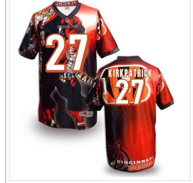 Cincinnati Bengals 27# Dre Kirkpatrick Stitched NFL Elite Fanatical Version Jersey (3) Cincinnati Bengals 27# Dre Kirkpatrick Stitched NFL Elite Fanatical Version Jersey (3)