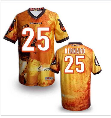 Cincinnati Bengals #25 Giovani Bernard Stitched NFL Elite Fanatical Version Jersey (4) Cincinnati Bengals #25 Giovani Bernard Stitched NFL Elite Fanatical Version Jersey (4)