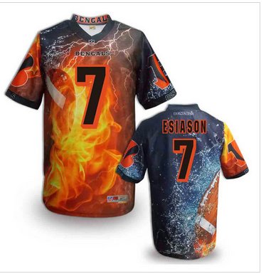 Cincinnati Bengals #7 Boomer Esiason Stitched NFL Elite Fanatical Version Jersey (12) Cincinnati Bengals #7 Boomer Esiason Stitched NFL Elite Fanatical Version Jersey (12)