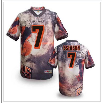 Cincinnati Bengals #7 Boomer Esiason Stitched NFL Elite Fanatical Version Jersey (11) Cincinnati Bengals #7 Boomer Esiason Stitched NFL Elite Fanatical Version Jersey (11)
