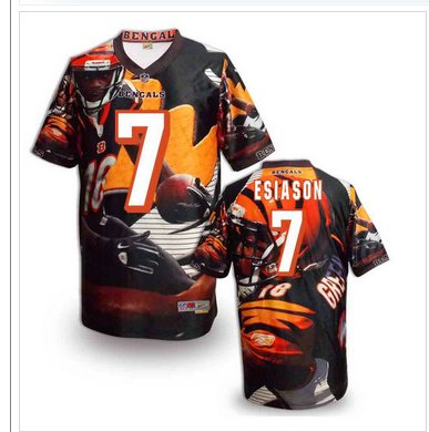 Cincinnati Bengals #7 Boomer Esiason Stitched NFL Elite Fanatical Version Jersey (9)