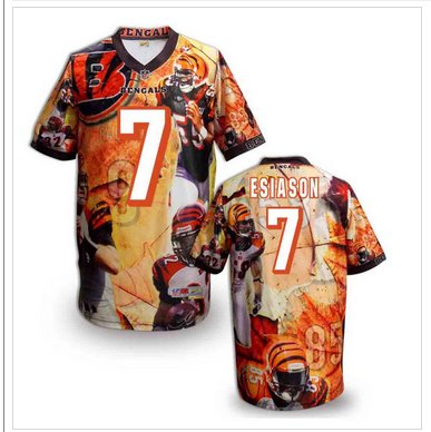 Cincinnati Bengals #7 Boomer Esiason Stitched NFL Elite Fanatical Version Jersey (7) Cincinnati Bengals #7 Boomer Esiason Stitched NFL Elite Fanatical Version Jersey (7)