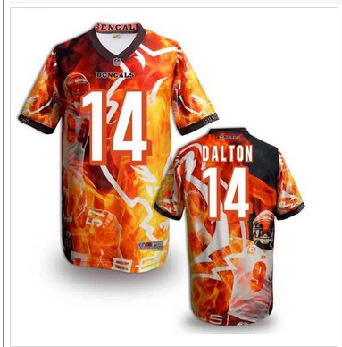 Cincinnati Bengals #14 Andy Dalton Stitched NFL Elite Fanatical Version Jersey (8) Cincinnati Bengals #14 Andy Dalton Stitched NFL Elite Fanatical Version Jersey (8)
