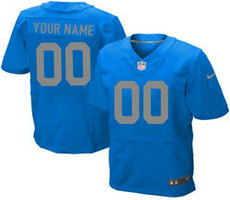 Nike Detroit Lions Customized Elite Dark Blue Jerseys Nike Detroit Lions Customized Elite Dark Blue Jerseys