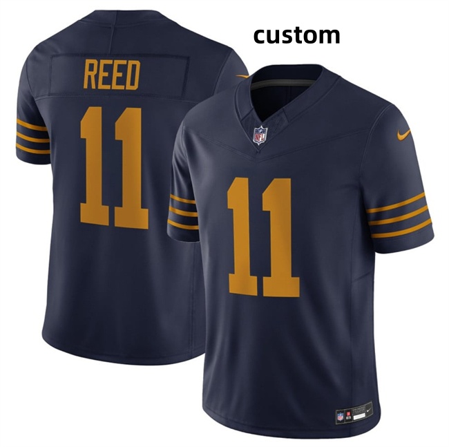Custom Men's Green Bay Packers Navy The 1923 Classic Vapor F.U.S.E. Limited Stitched Football Jersey Custom Men's Green Bay Packers Navy The 1923 Classic Vapor F.U.S.E. Limited Stitched Football Jersey