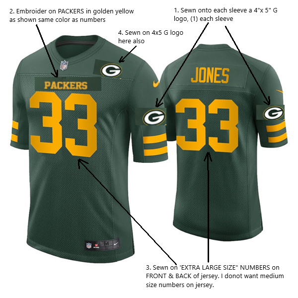 Custom Men's Packers Alternate Green Vapor Limited Jersey