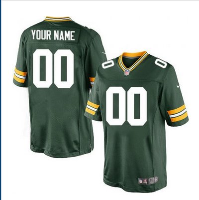 Men's Nike Green Bay Packers Customized Limited Green Team Color NFL Jersey Men's Nike Green Bay Packers Customized Limited Green Team Color NFL Jersey