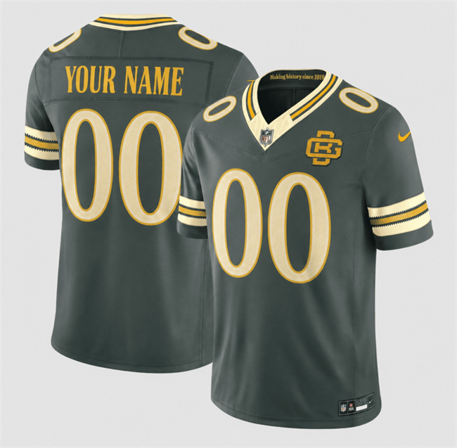 Men's Green Bay Packers Active Player Custom Dark Green 2026 F.U.S.E. Rivalries Collection Limited Stitched Football Jersey