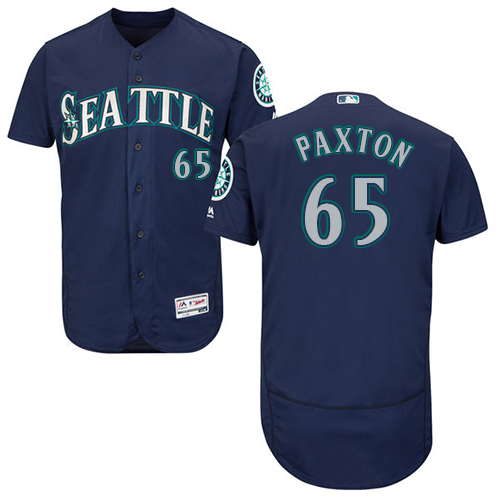 Mariners #65 James Paxton Navy Blue Flexbase Authentic Collection Stitched Baseball Jersey Mariners #65 James Paxton Navy Blue Flexbase Authentic Collection Stitched Baseball Jersey