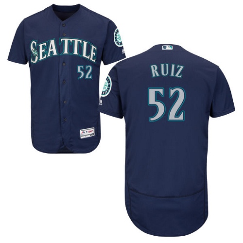 Mariners #52 Carlos Ruiz Navy Blue Flexbase Authentic Collection Stitched MLB Jersey Mariners #52 Carlos Ruiz Navy Blue Flexbase Authentic Collection Stitched MLB Jersey