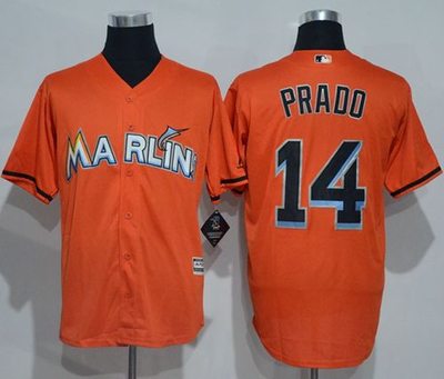 marlins #14 Martin Prado Orange New Cool Base Stitched MLB Jersey marlins #14 Martin Prado Orange New Cool Base Stitched MLB Jersey