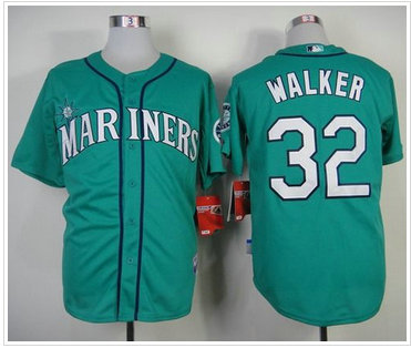 Seattle Mariners #32 Taijuan Walker Green Cool Base Stitched Baseball Jersey Seattle Mariners #32 Taijuan Walker Green Cool Base Stitched Baseball Jersey