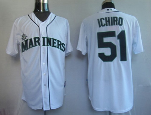 MLB Jerseys Seattle Mariners 51# Ichiro White MLB Jerseys Seattle Mariners 51# Ichiro White