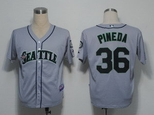 Seattle Mariners 36 Pineda Grey Cool Base Seattle Mariners 36 Pineda Grey Cool Base