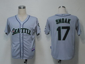 MLB Jerseys Seattle Mariners 17 Smoak Grey Cool Base MLB Jerseys Seattle Mariners 17 Smoak Grey Cool Base