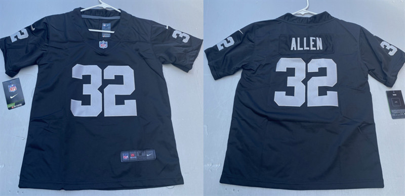 Men's Las Vegas Raiders #32 Marcus Allen Black Vapor Untouchable Limited Stitched Football Jersey