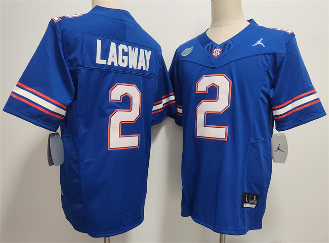 Men's Florida Gators #2 DJ Lagway Royal F.U.S.E. Stitched Jersey Men's Florida Gators #2 DJ Lagway Royal F.U.S.E. Stitched Jersey