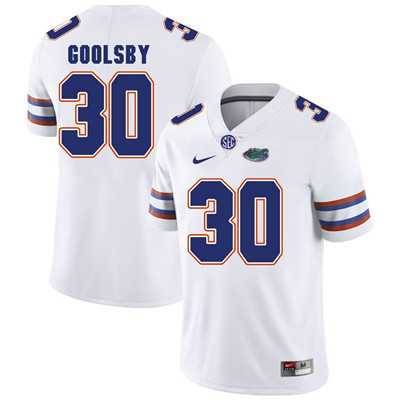 Florida Gators White DeAndre Goolsby Football Player Performance Jersey Florida Gators White DeAndre Goolsby Football Player Performance Jersey