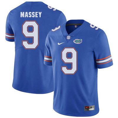 Florida Gators Royal Blue Dre Massey Football Player Performance Jersey Florida Gators Royal Blue Dre Massey Football Player Performance Jersey