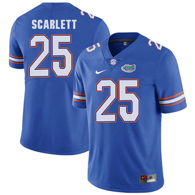 Florida Gators Royal Blue Jordan Scarlett Football Player Performance Jersey Florida Gators Royal Blue Jordan Scarlett Football Player Performance Jersey