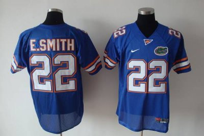 Gators #22 E.Smith Blue Embroidered NCAA Jersey Gators #22 E.Smith Blue Embroidered NCAA Jersey