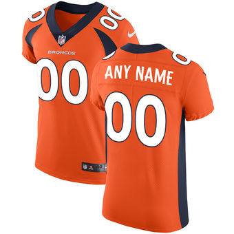 Men's Denver Broncos Nike Orange Vapor Untouchable Custom Elite Jersey Men's Denver Broncos Nike Orange Vapor Untouchable Custom Elite Jersey