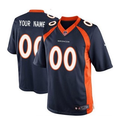 Men's Nike Denver Broncos Customized Limited Navy Blue Alternate NFL Jersey Men's Nike Denver Broncos Customized Limited Navy Blue Alternate NFL Jersey