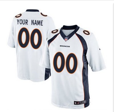 Men's Nike Denver Broncos Customized Limited White NFL Jersey Men's Nike Denver Broncos Customized Limited White NFL Jersey