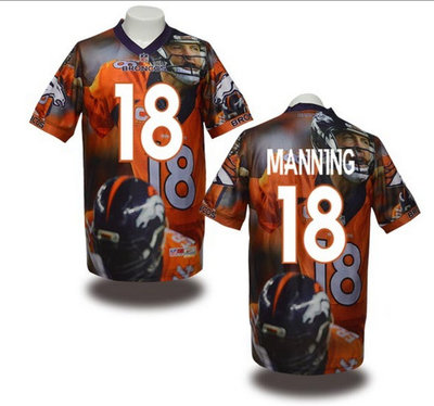 Nike Denver Broncos#18 Manning Customized Jersey Nike Denver Broncos#18 Manning Customized Jersey