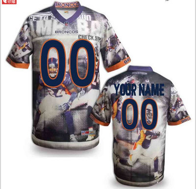Nike Denver Broncos Customized Jersey (22) Nike Denver Broncos Customized Jersey (22)